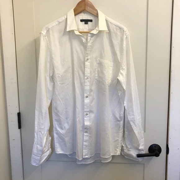 john varvatos white dress shirt